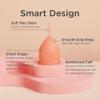 Saalt Soft Menstrual Cup  Reusable Period Cup  Made for Comfortable, Leak-Free Protection Up to 12 Hours  BPA & Latex Free  Includes Cup & Carry Bag (Small, Desert Blush) view 2