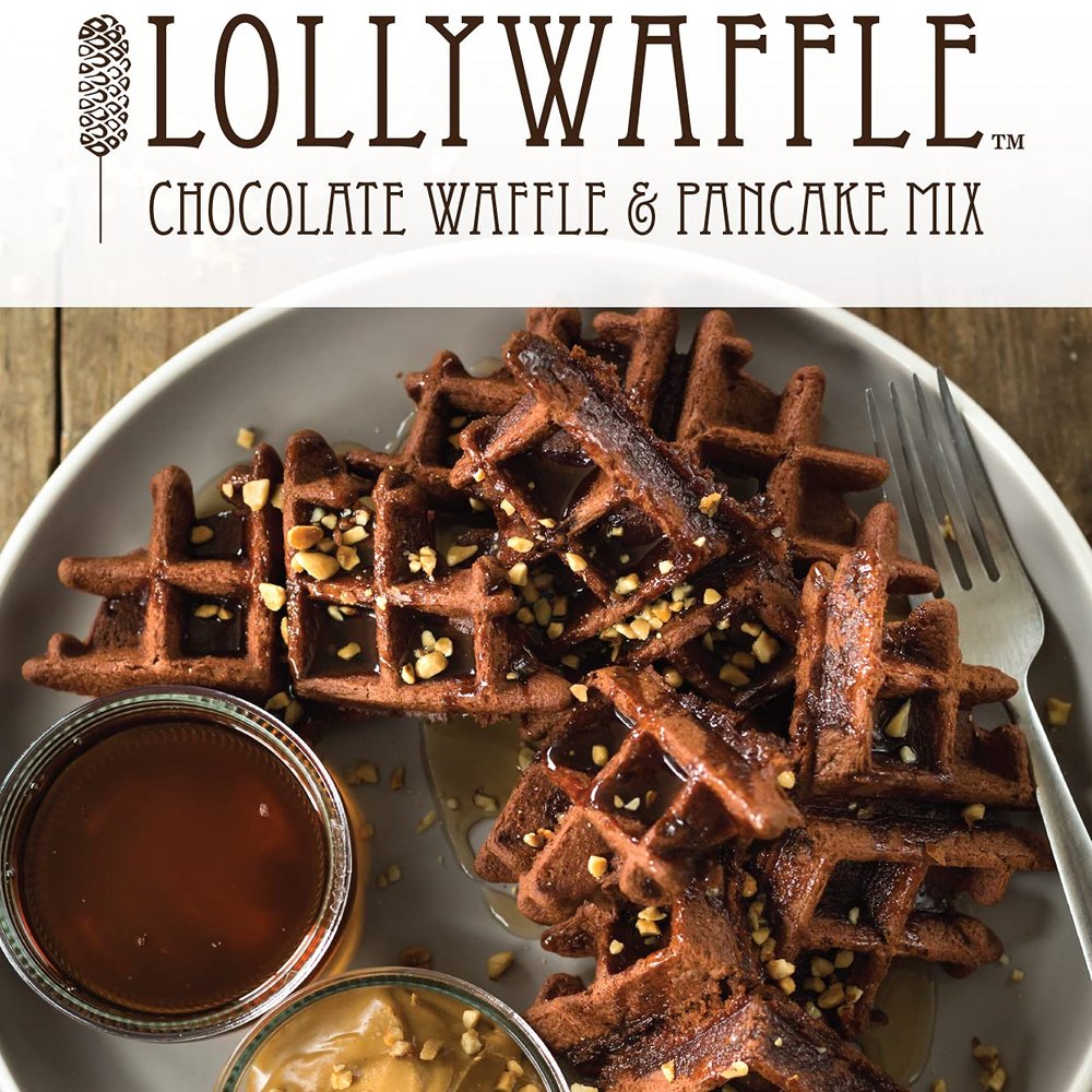 LollyWaffle Waffle Mix, 20 Lbs. (Chocolate)