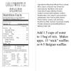 LollyWaffle Belgian Waffle Mix, 20 Lbs. (Belgian) view 4