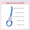 PUL Pack of 3 2-in-1 Invisalign Chewies and Aligner Removal Tool for Clear Aligners, Retainers and Trays - Reusable Invisalign Accessory with Chewy and Remover Hook - Travel Size Seating Tool - Pink view 4