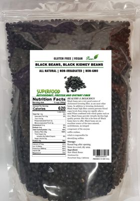 6 LB 100% ALL Natural, Black Turtle Beans,Black Beans,Black Kidney Beans