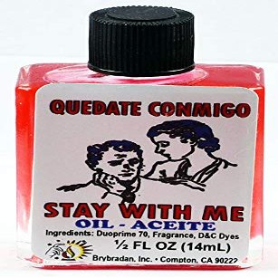 6 PIECES BRYBRADAN STAY WITH ME OIL/QUEDATE CONMIGO ACEITE 1/2 FL OZ 14.7ML