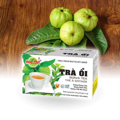 02Boxes (25 Teabags/box x 2g) - Guava Tea Hung Phat - Tra Oi Hung Phat