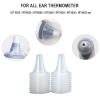 100pcs-Disposable Ear Thermometers Probe Covers, Soft Ergonomic Earmuffs Non Contact Ear Replacement Ear Thermometer Lens Filters for All Braun Digital Thermometers Sleeve view 4