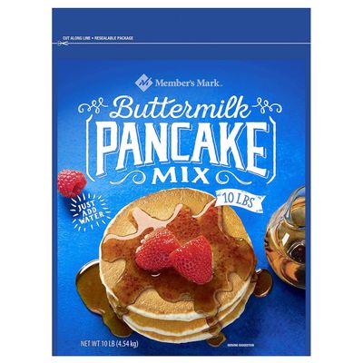 Buttermilk Pancake Mix, Members Mark 10 Pound Bag Waffles Pancakes