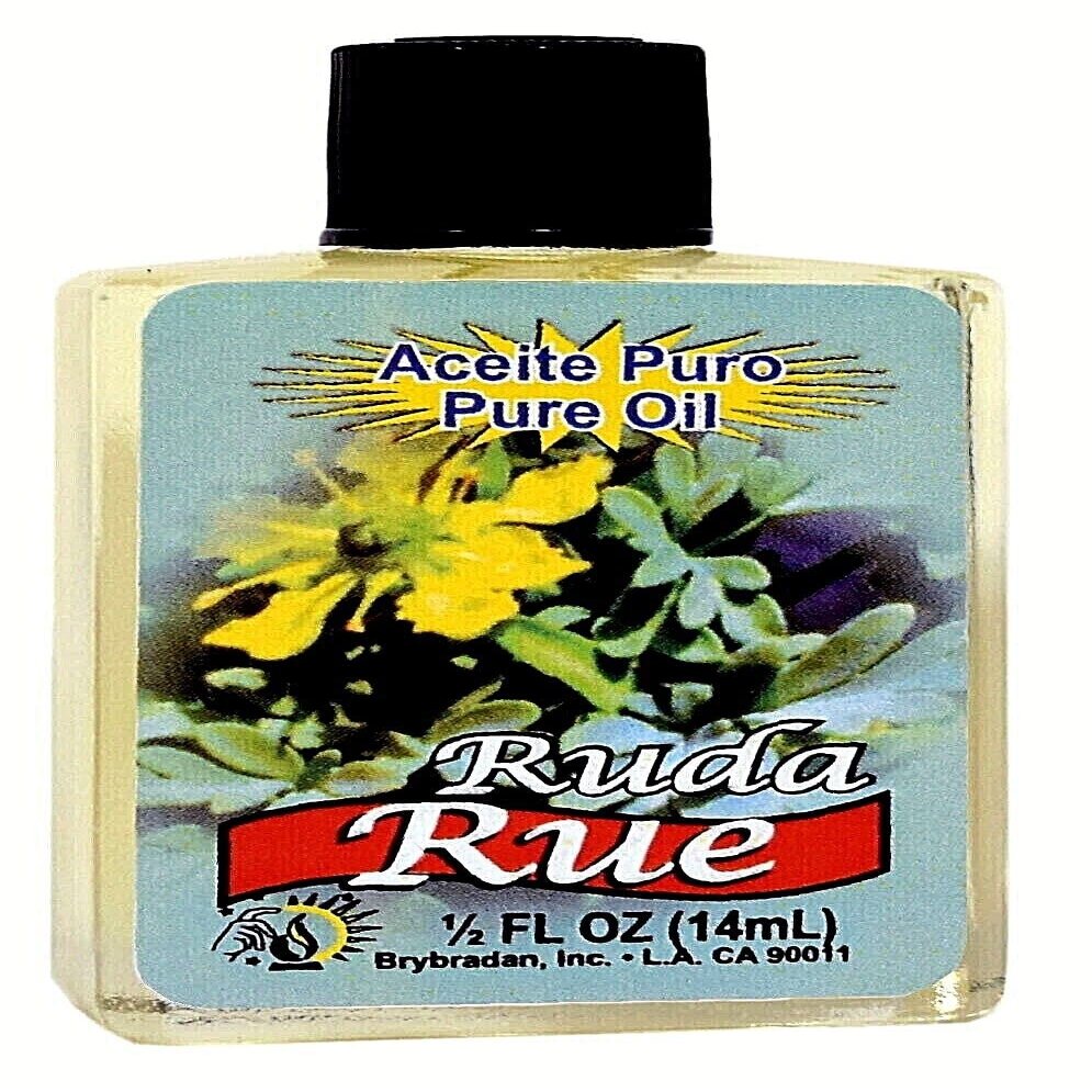 12 Pieces BRYBRADAN RUE Pure Oil RUDA ACEITE Puro FL.OZ. (14.7 ML)