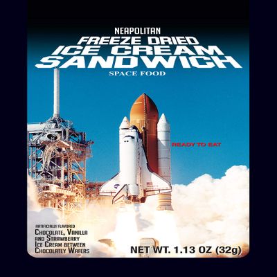 LuvyDuvy NEAPOLITAN Freeze Dried Space Ice Cream Sandwich - 150 Pack