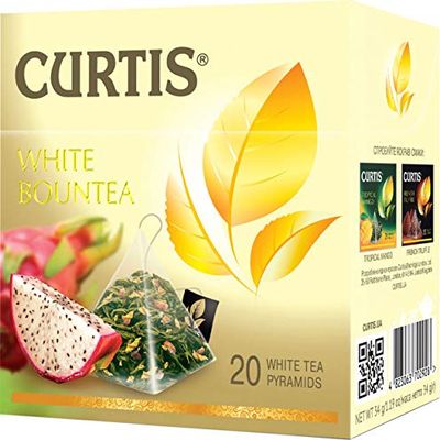 Curtis White Bountea White Tea 20 Tea Pyramids (Pack of 2)