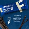 AMACX Fast Bar Energy Bar for Endurance Athletes 12 x 45g Vegan Protein Bars 40% Almond content Healthy Sports Snack Bars 2:1 Carbohydrates (31g) ratio & Natural Electrolytes Vanilla view 2