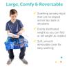 Fun and Function - Mega Weighted Lap Pad and Cover - Large Weighted Lap Pad for Kids with Washable Cover - Sensory Tool for Children with Special Needs - 20" x 20" Inches - for Children 30 lb + view 3