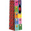 Jillson Roberts Wine Bottle Gift Bags, Party Favor Totes, Wine Glasses, 60 Pieces view 1