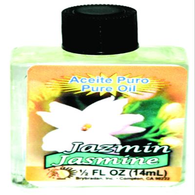 6 PIECES BRYBRADAN JASMINE PURE OIL JAZMIN ACEITE PURO FL.OZ. (14.7 ML)