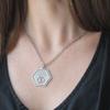 American Medical ID  Classic Alert Necklace With Stainless Steel Hexagon Identification Tag. Alert EMS To Medical Conditions, Allergies, Emergency Contacts. view 4