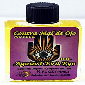 12 Pieces BRYBRADAN Against Evil Eye Spiritual Oil Contra MAL DE OJO ACEITE ESPIRITUAL -1/2 FL OZ 14.7ML