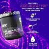 EFX Sports Kre-Alkalyn EFX Powder | pH Correct Creatine Monohydrate Powder Supplement | Strength, Muscle Growth & Performance | 110 Servings (Rainbow Blast) view 4
