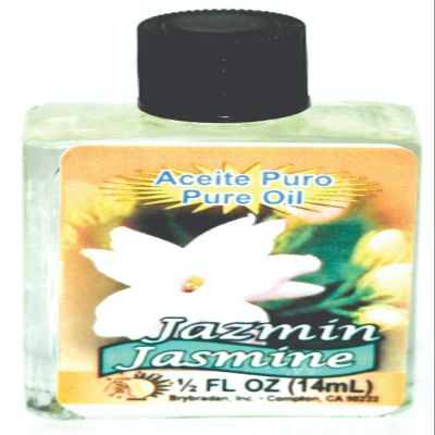 3 PIECES BRYBRADAN JASMINE PURE OIL JAZMIN ACEITE PURO FL.OZ. (14.7 ML)