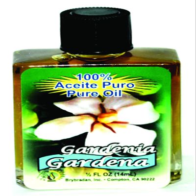 12 PIECES BRYBRADAN GARDENIA PURE OIL GARDENIA ACEITE PURO  FL.OZ. (14.7 ML)