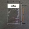 3000 Pcs 3x5 (H) Hang TOP Clear Resealable Cello Cellophane Bags w/Hanging Header view 2