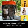 Bee Power Manuka Honey Lozenges | MGO 500+ Manuka Honey Drops | Contains 40 Lozenges Ginger Lemon Flavor | 6.7 Oz view 2