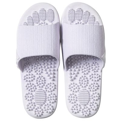 SvaTao Acupressure Massage Slippers Therapeutic Reflexology Sandals for Foot Acupoint Massage Shiatsu Arch Pain Relief Non-Slip Massage Shoes for Bath Shower (Light Purple, 7.5-8)
