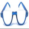 The Noble Semi-Rimless Half Reader Half Moon Reading Glasses, 2.25 Blue view 1