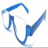 The Noble Semi-Rimless Half Reader Half Moon Reading Glasses, 2.25 Blue view 2