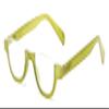 The Shay Colorful Semi-Rimless Half Reader Reading Glasses, 2.25 Green view 1