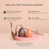 Saalt Soft Menstrual Cup  Reusable Period Cup  Made for Comfortable, Leak-Free Protection Up to 12 Hours  BPA & Latex Free  Includes Cup & Carry Bag (Regular Grey/Small Desert Blush) view 3