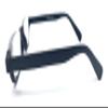 The Noble Semi-Rimless Half Reader Half Moon Reading Glasses, 1.50 Black view 3