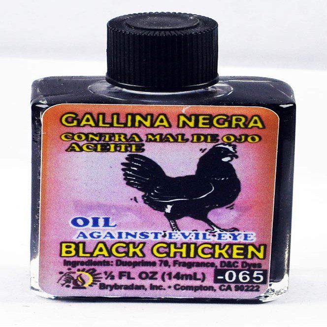 12 Pieces BRYBRADAN Black Chicken Oil/GALLINA Negra ACEITE 1/2 FL OZ 14.7ML