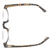 The Noble Semi-Rimless Half Reader Half Moon Reading Glasses, 3.00 Yellow Tortoise view 4