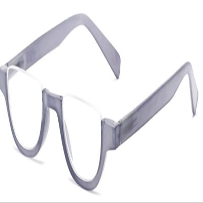 The Shay Colorful Semi-Rimless Half Reader Reading Glasses, 1.50 Lavender
