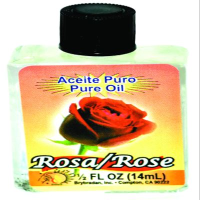 12 PIECES BRYBRADAN ROSE PURE OIL ROSA ACEITE PURO  FL.OZ. (14.7 ML)