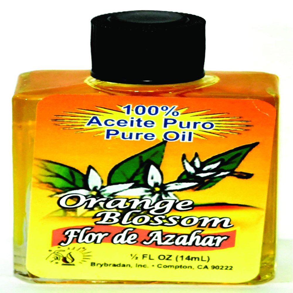12 PIECES BRYBRADAN ORANGE BLOSSOM PURE OIL FLOR DE AZAHAR ACEITE PURO  FL OZ