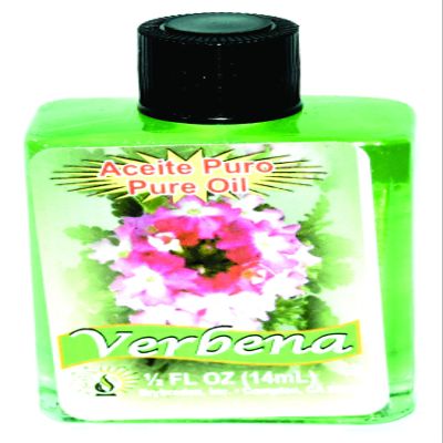 12 PIECES BRYBRADAN VERVAIN PURE OIL VERBENA ACEITE PURO  FL.OZ. (14.7 ML)