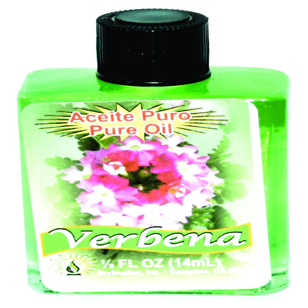12 PIECES BRYBRADAN VERVAIN PURE OIL VERBENA ACEITE PURO  FL.OZ. (14.7 ML)