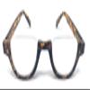 The Noble Semi-Rimless Half Reader Half Moon Reading Glasses, + 2.25 Yellow Tortoise view 1