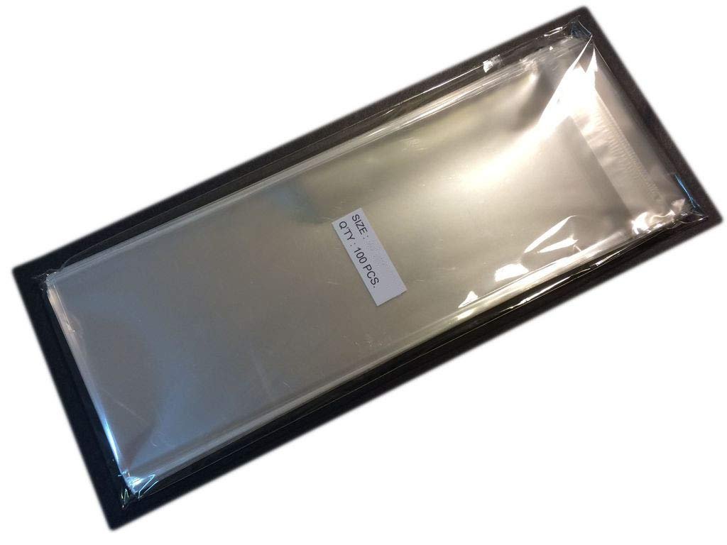 3000 Pcs 3x8 Clear Resealable Cello Cellophane Bags