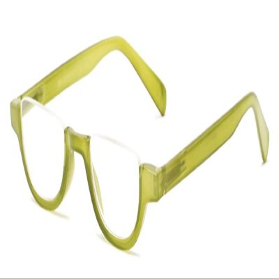 The Shay Colorful Semi-Rimless Half Reader Reading Glasses, 1.75 Green