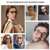 Gleyemor Blue Light Glasses for Men Women, Vintage Round Bluelight Blocking Computer Screen Protection Glasses (Tortoise) view 3