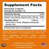 LifeSource Vitamins - Ultra Acerola-C - Acerola Berry Powder 1500 mg - 90 Capsules - 500 mg of Vitamin C per Serving view 2