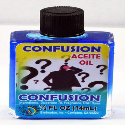 1 PIECE BRYBRADAN CONFUSION SPIRITUAL OIL CONFUSION ACEITE ESPIRITUAL -1/2 FL OZ 14.7ML