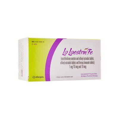 Allergan USA LO LOESTRIN FE 28-DAY 1 MG - 10 MCG - 75 MG TABLET (Blister, 28 Tablet)