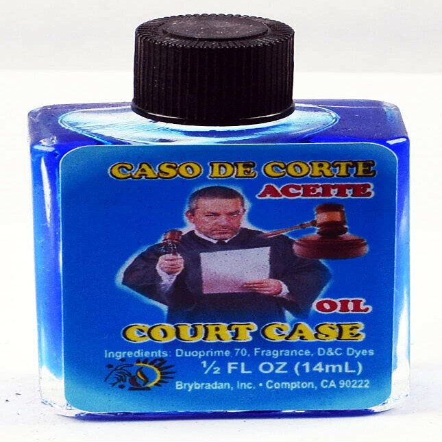 12 Pieces BRYBRADAN Court CASE Spiritual Oil CASO DE Corte ACEITE ESPIRITUAL -1/2 FL OZ 14.7ML