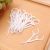 100 PCS White Dental Floss Picks Clean Floss Picks Toothpicks Oral Care Floss view 2