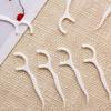 100 PCS White Dental Floss Picks Clean Floss Picks Toothpicks Oral Care Floss view 4