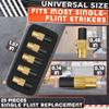 25 Pcs Striker Flint Replacement - 0.14" (3.5 mm) Diameter Flint Striker for Torch with Steel Construction - Easy Replacement for Welding Torches, Camping Stoves | Check Compatibility Before Ordering view 2