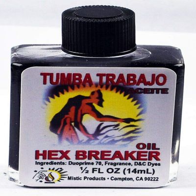 1 Piece Hex Breaker Spiritual Oil Tumba Trabajo Aceite Espiritual -1/2 FL OZ 14.7ML