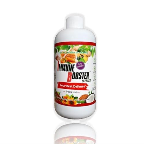 12 in 1 Immune Support Supplement, All Natural Blend - Superfoods, Nutrients, Antioxidants - Organic Apple Cider Vinegar, Elderberry, Echinacea, Ginger, Garlic & more - Dr. Approved & Clinical Studies