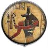Anubis Pill Box,Candy Box Egyptian Lord of The Underworld Egyptian Jewelry Vintage Charm Glass Photo Jewelry view 1